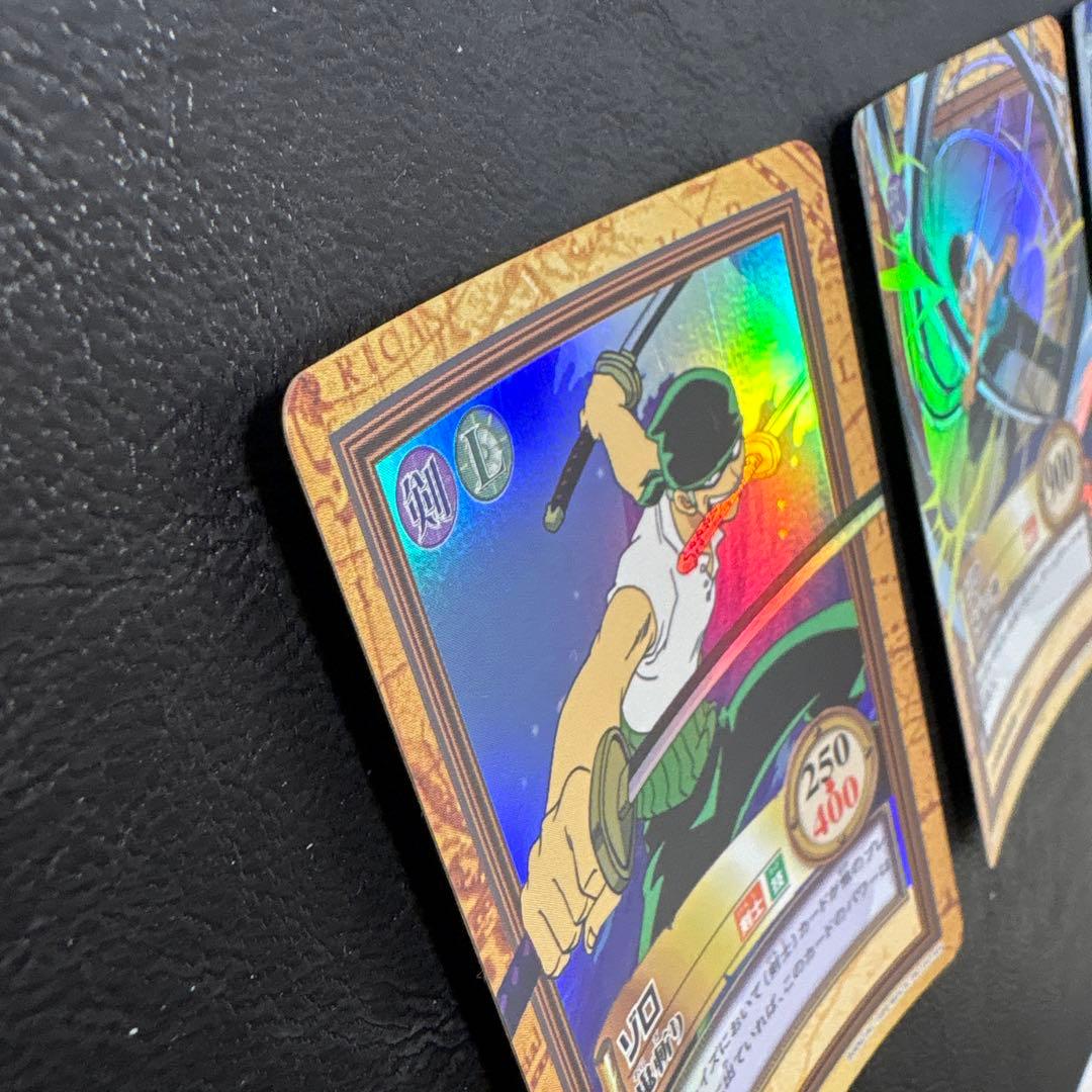 ワンピース カードダス　ゾロ　3枚セット