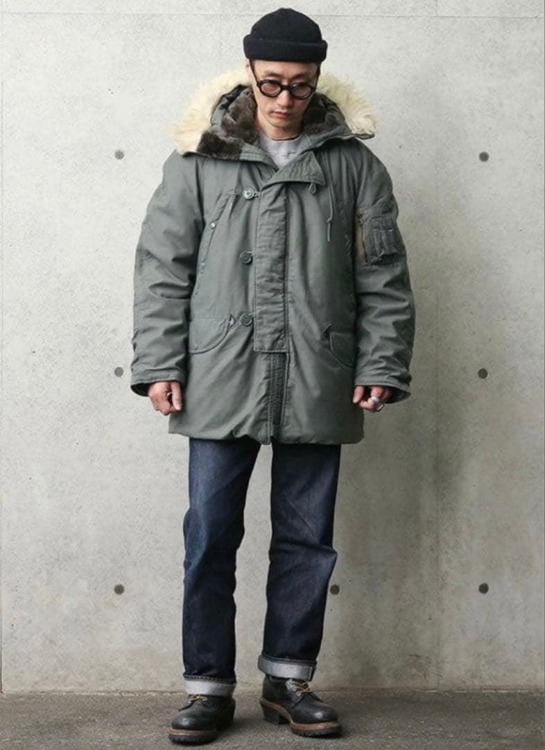 米軍　実物　N3B ジャケット　XL WAIPER ミリタリー　軍物