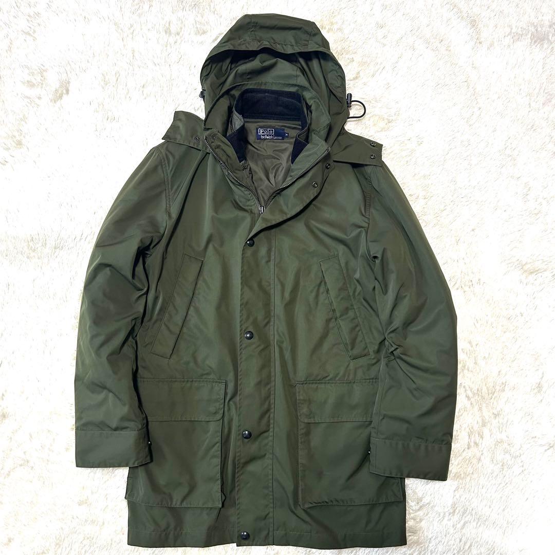 美品✨ 90s ポロラルフローレン　ライナー付ミリタリージャケット　キルティング