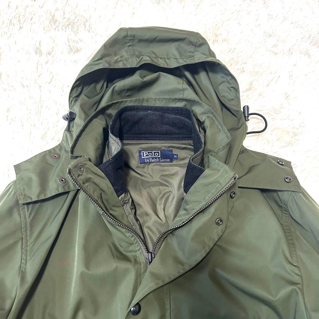 美品✨ 90s ポロラルフローレン　ライナー付ミリタリージャケット　キルティング