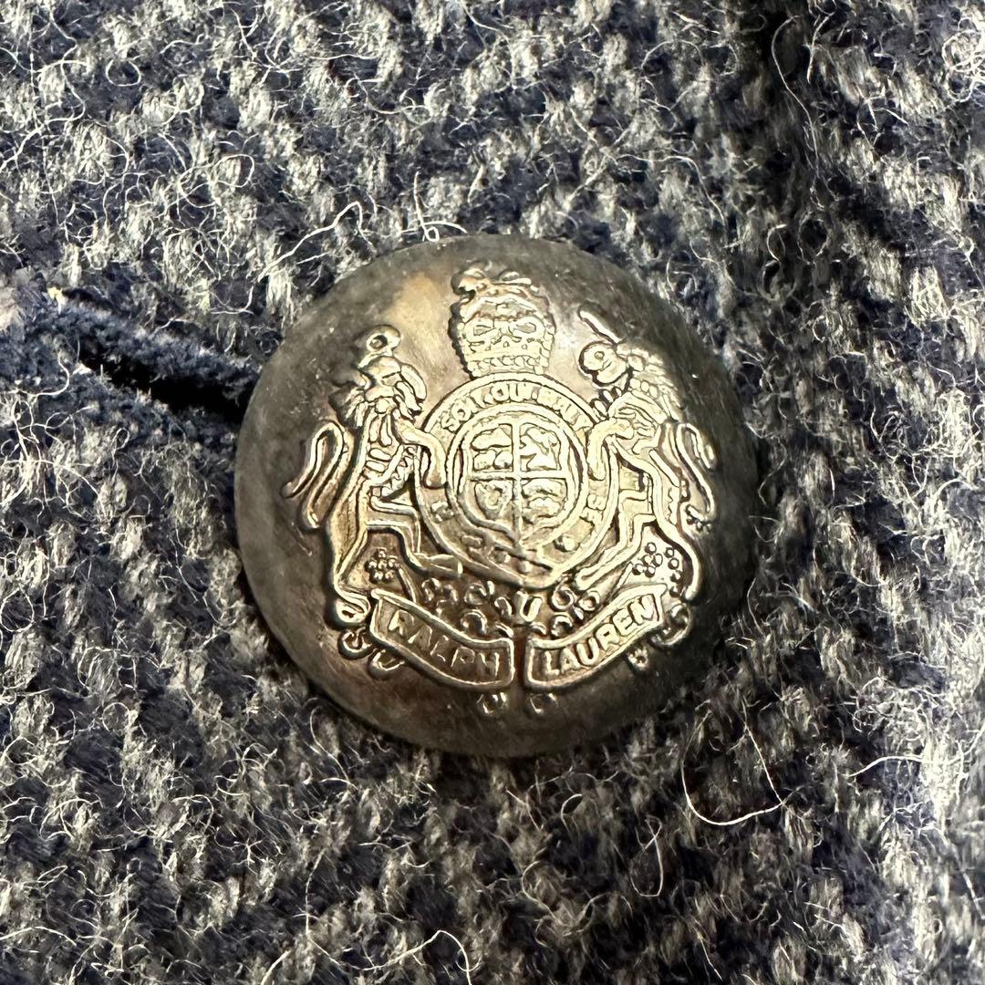 美品✨ローレンラルフローレン　テーラードジャケット　ヘリンボーン　銀ボタン　2