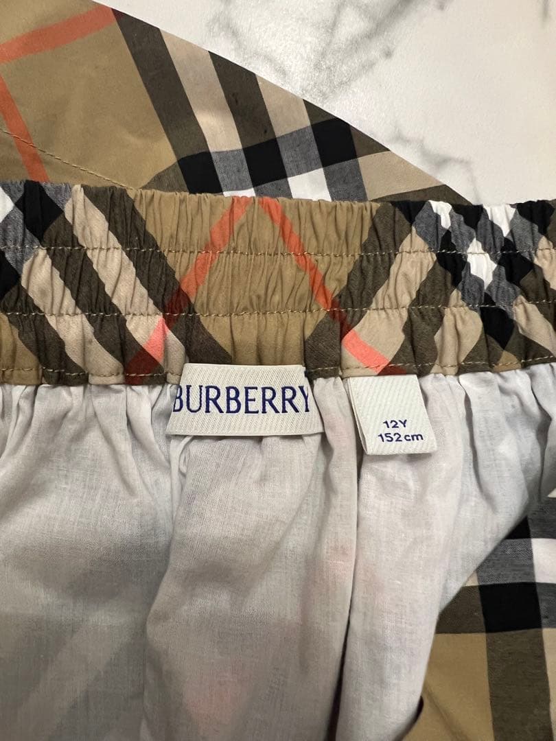 BURBERRY バーバリー キッズ チェック柄スカート12Y