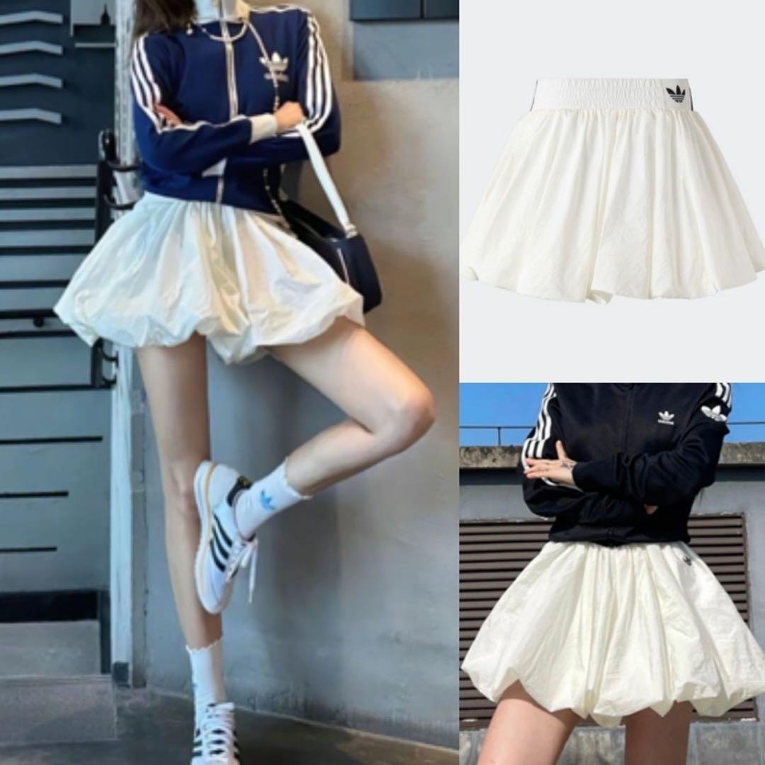 adidas originals BUBBLE SKIRT ナイロンスカート