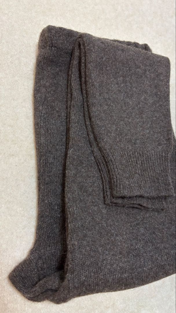 ウールレギンス ウール100％ Lサイズ モンゴル産 厚手 スパッツ 暖か
