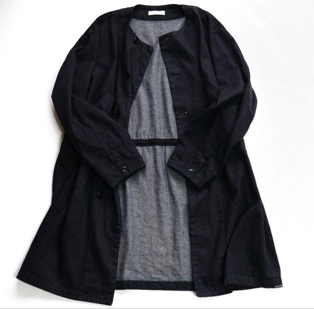 準新品【Nestrobe Confect】ユニセックスデニム ノーカラーコート