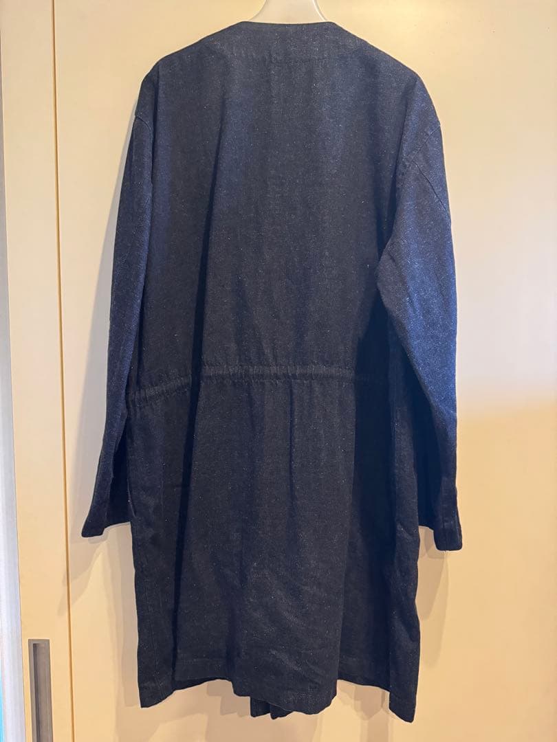 準新品【Nestrobe Confect】ユニセックスデニム ノーカラーコート