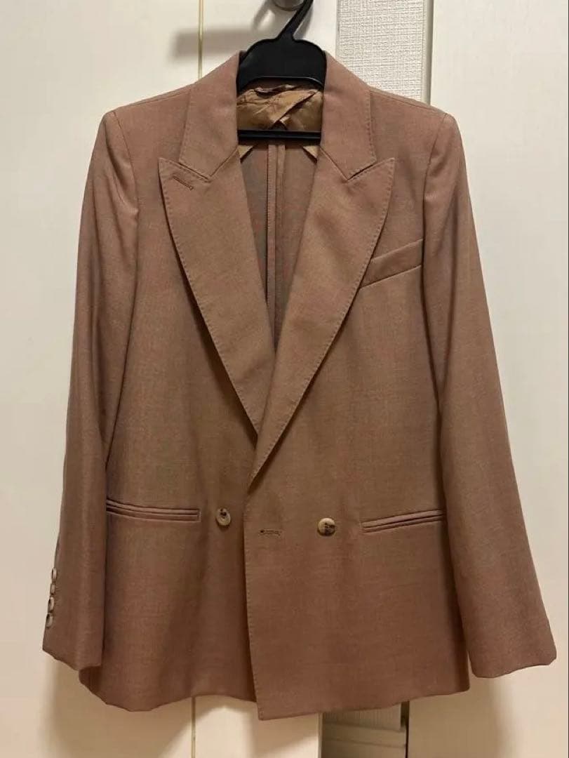 マックスマーラ　テーラードジャケット　キャメ