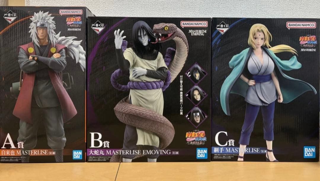 【新品、未開封】一番くじ NARUTO-ナルト- 疾風伝 伝説の三忍