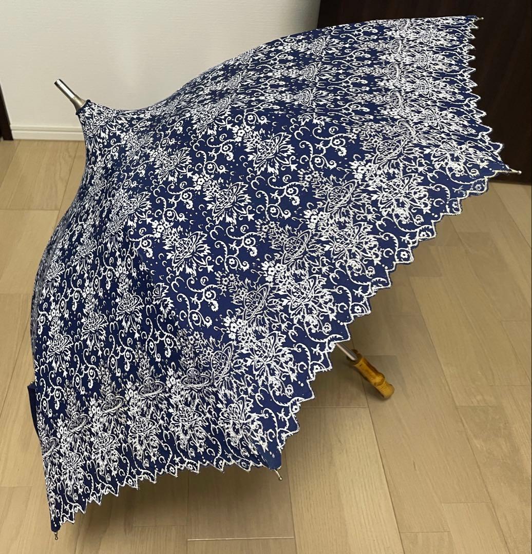 美品⭐︎ヴィヴィアンウエストウッド 日傘 パゴダ タケ柄 オーヴ