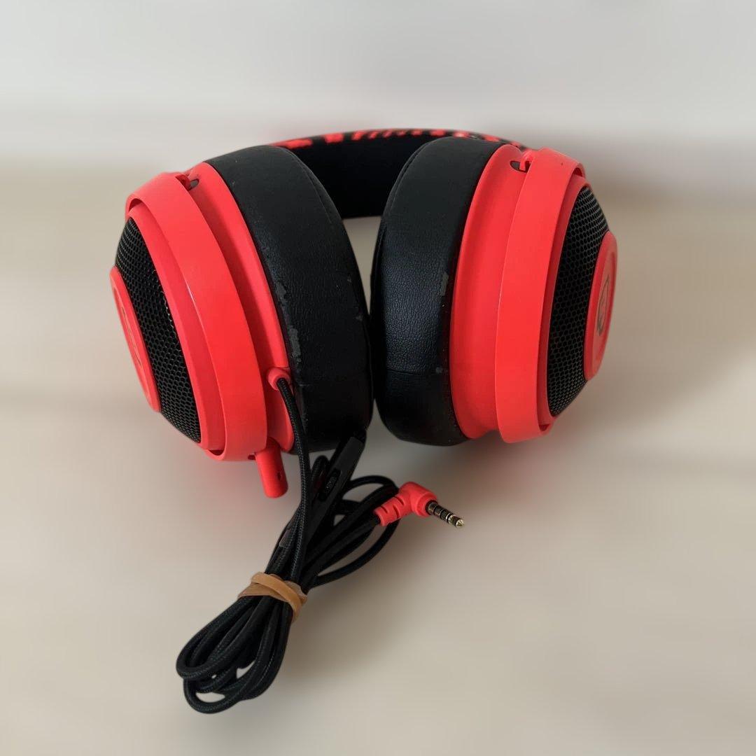 【激レア】Razer Kraken Pro V2 ゲーミングヘッドセット 赤