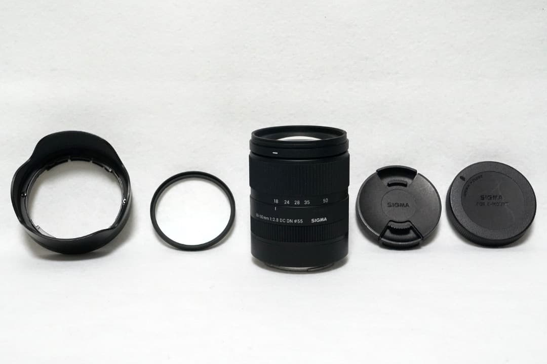 美品 SIGMA 18-50mm f/2.8 DC DN 55mm Eマウント