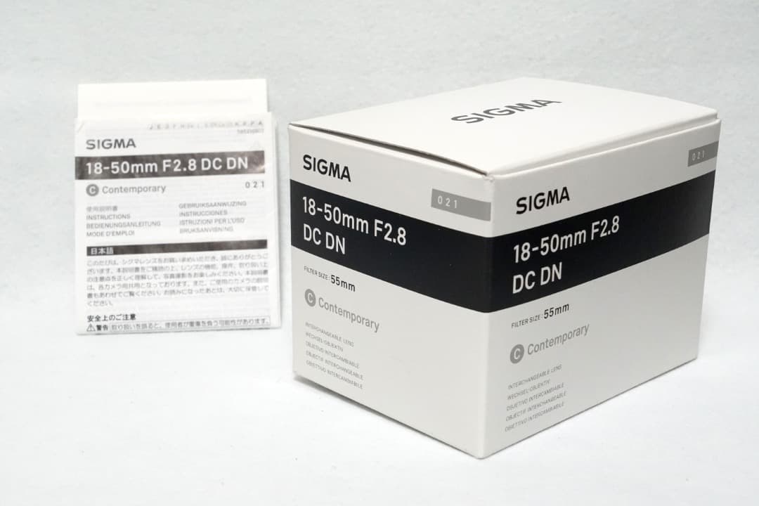 美品 SIGMA 18-50mm f/2.8 DC DN 55mm Eマウント
