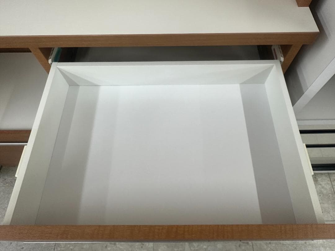 大川家具　食器棚　ブラウン