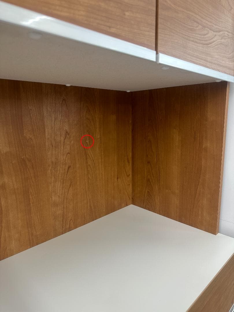 大川家具　食器棚　ブラウン