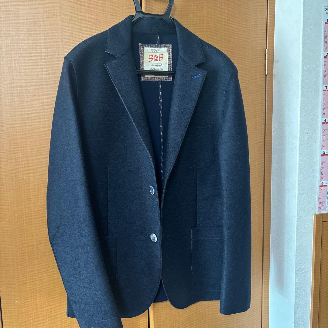 BOB ネイビー テーラードジャケット