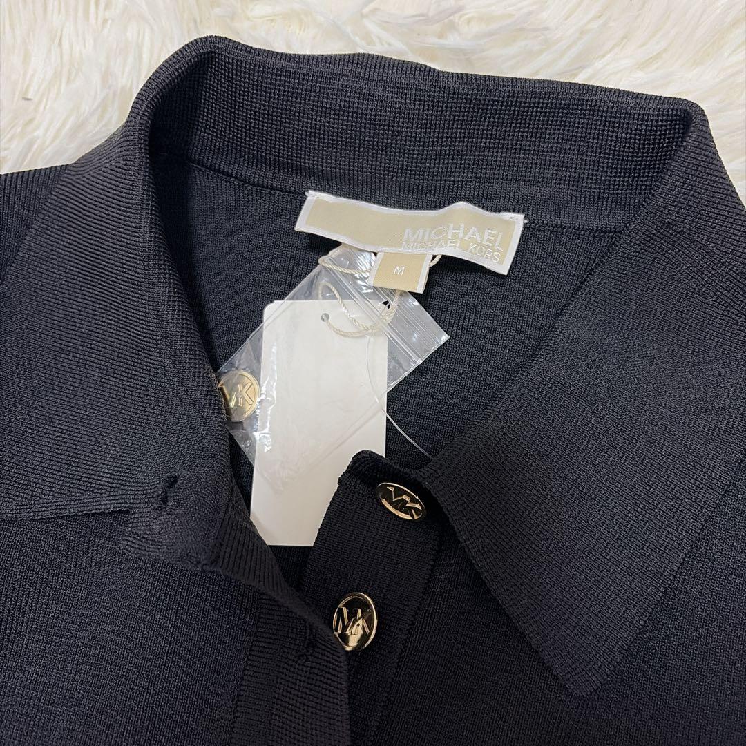 MICHAEL KORS ポロシャツスタイル ワンピース 長袖 タイト