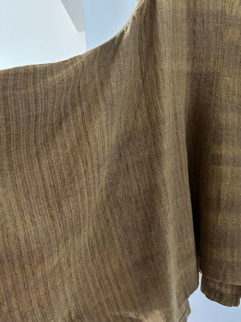 うさとの服　八角形ロングチュニック　ノースリーブ