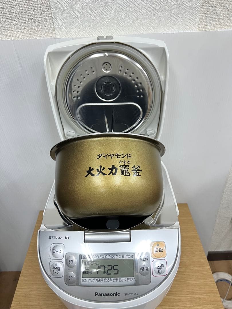 Panasonic スチームIHジャー炊飯器 SR-SY105J 1.0L
