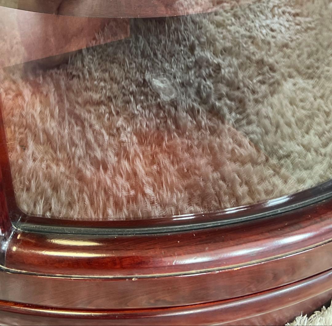 karimoku カリモク コーナーキャビネット 赤茶 オールド OLD ①