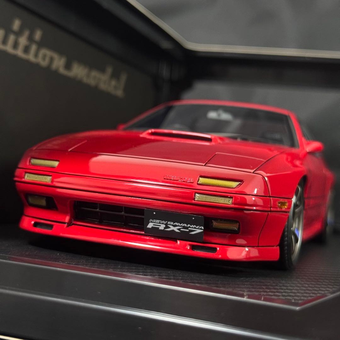 イグニッションモデル1/18 RX7 FC3S Red IG0218 廃盤レア