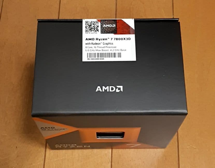 新品未開封品 3年保証付 AMD Ryzen_7 7800X3D