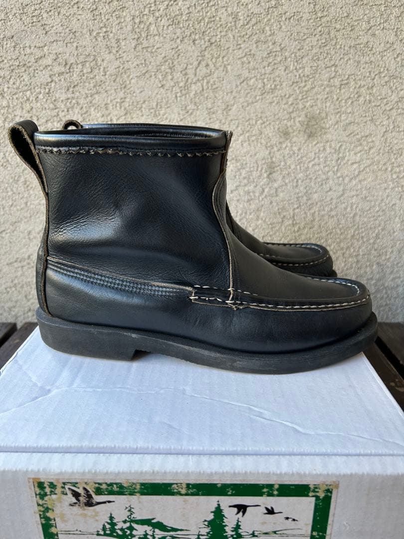 ラッセルモカシン　Russell モカシンブーツ ブラック