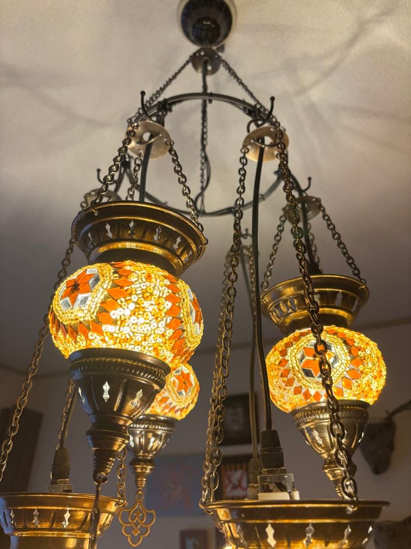 トルコランプ　天井照明　シャンデリア