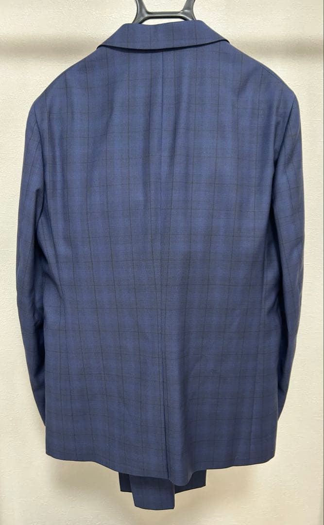 【ジャケットのみ新品】タケオキクチ　ビジネススーツ L セットアップ　ストライプ