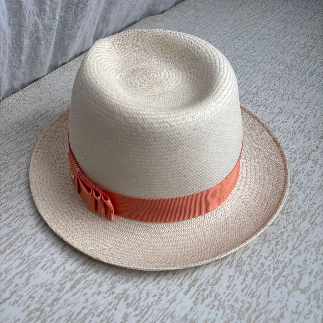 ヘレンカミンスキー　帽子　麦わら帽子　リボン