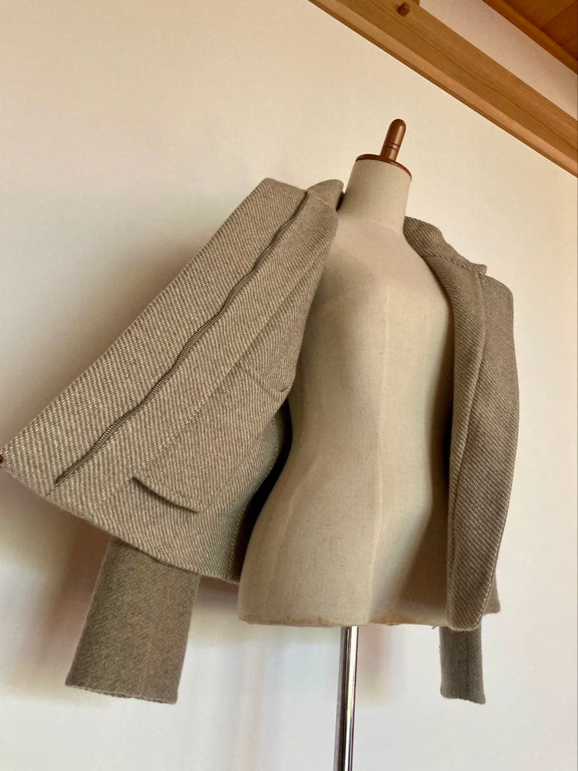 HERMES マルジェラ期 カシミヤ ダブルフェイス ジャケット クリーニング済