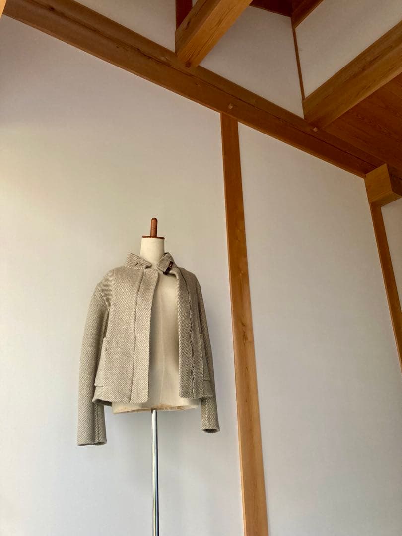 HERMES マルジェラ期 カシミヤ ダブルフェイス ジャケット クリーニング済