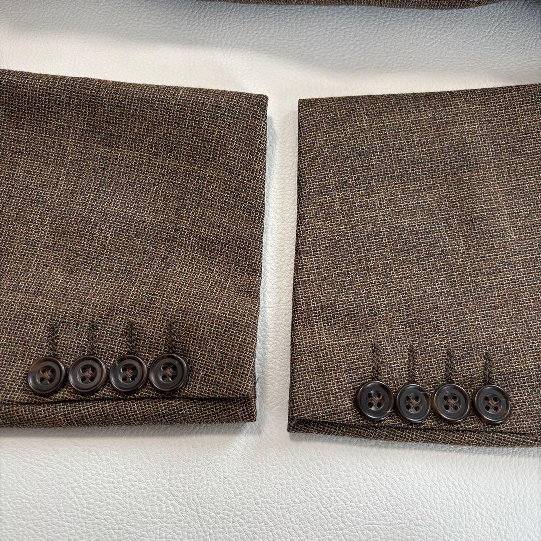 バーバリー ベージュブラウン スーツ セットアップ M ビジネス カジュアル