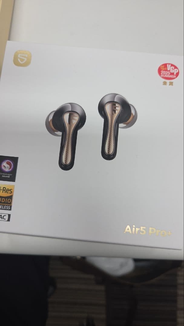 Air5 Pro+ワイヤレスイヤホン ブラック/ゴールド