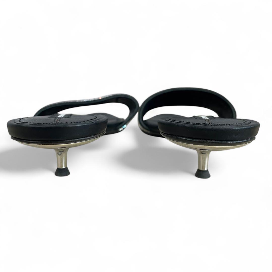 アレキサンダーワン　変形ミュール　ラインストーン　ヒール　37 24cm相当