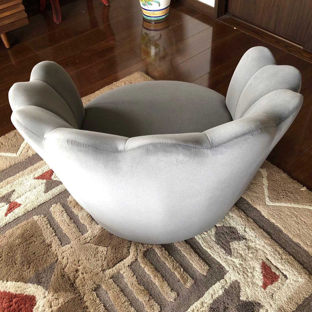 貝殻型ソファー＊開梱設置付き＊全国送料無料