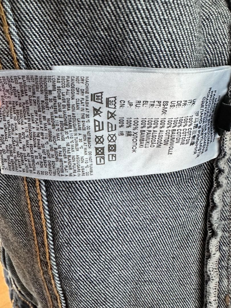 超美品！DIESEL デニムジャケット　Lサイズ　肩ジップデザイン