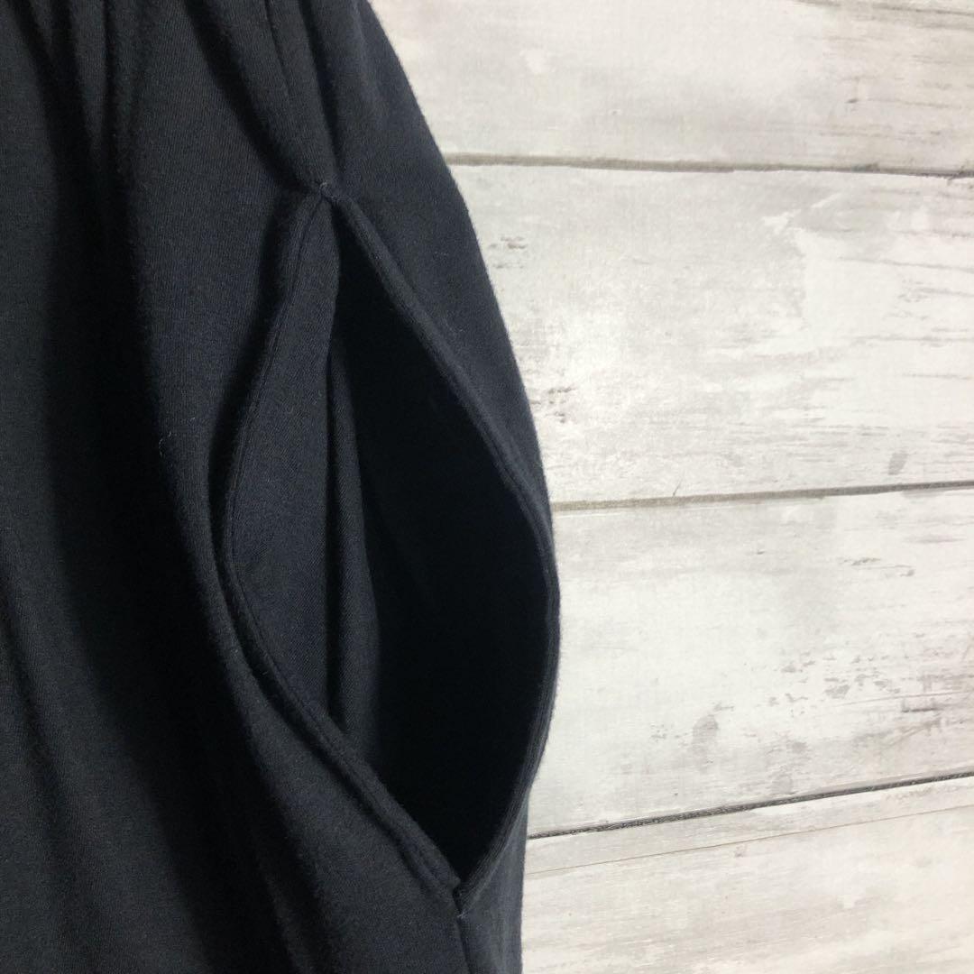 Y'sワイズ ヨウジヤマモト サルエルパンツ バックロゴ 黒 モード