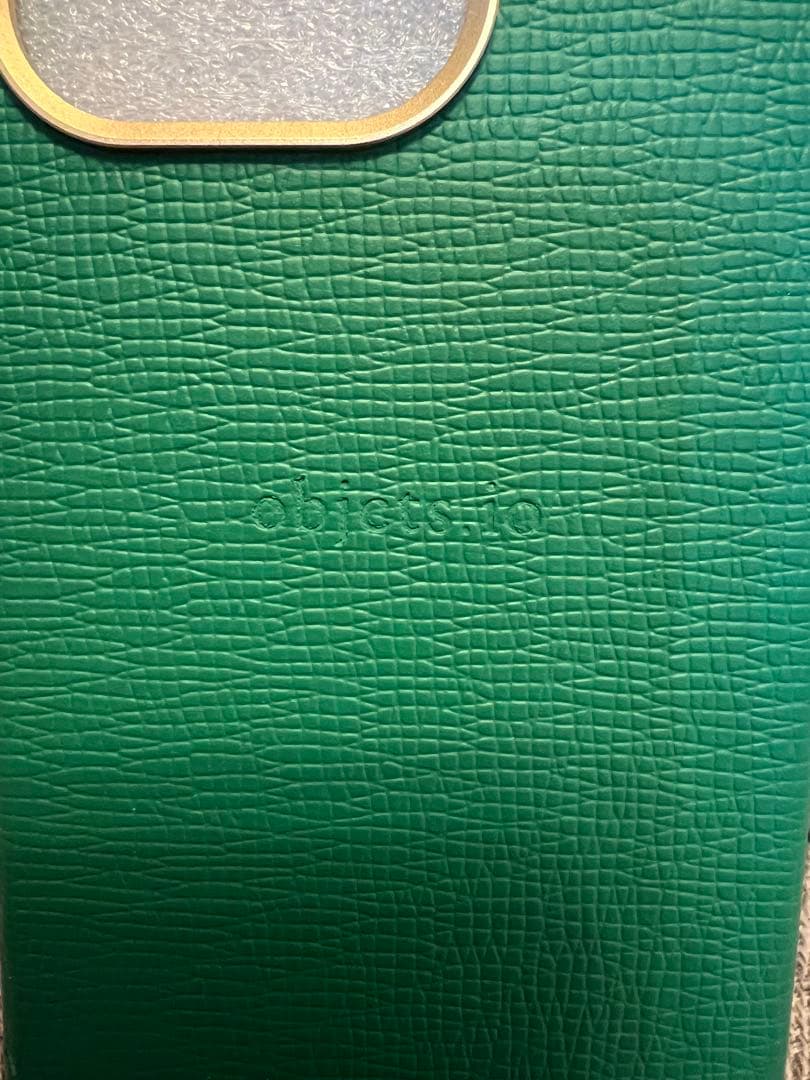 objects.io iPhoneケース&マイクロバッグ セット グリーン