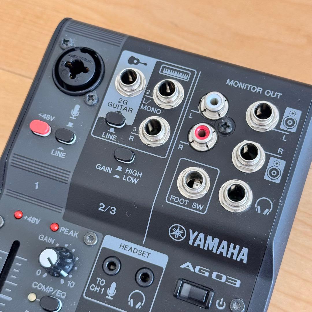 【美品】ヤマハ AG03 MK2 オーディオインターフェイス　AG03MK2