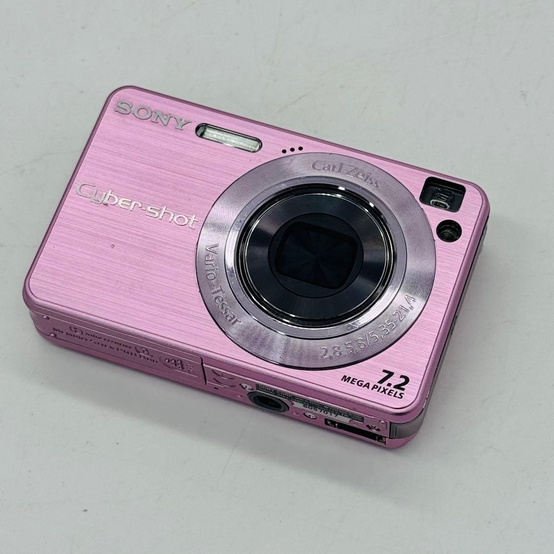 【動作確認済】SONY Cyber-shot DSC-W120 ピンク コンデジ