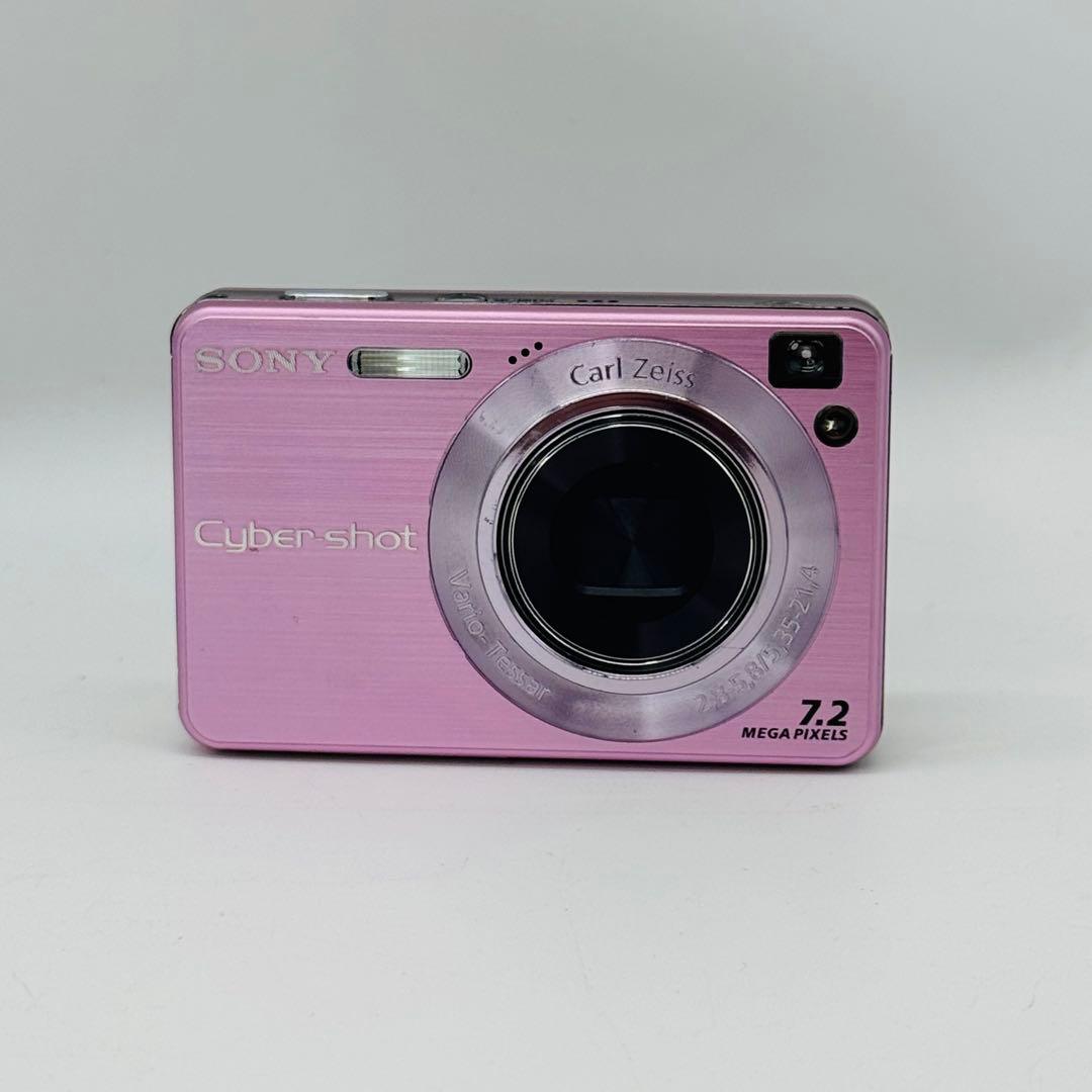 【動作確認済】SONY Cyber-shot DSC-W120 ピンク コンデジ