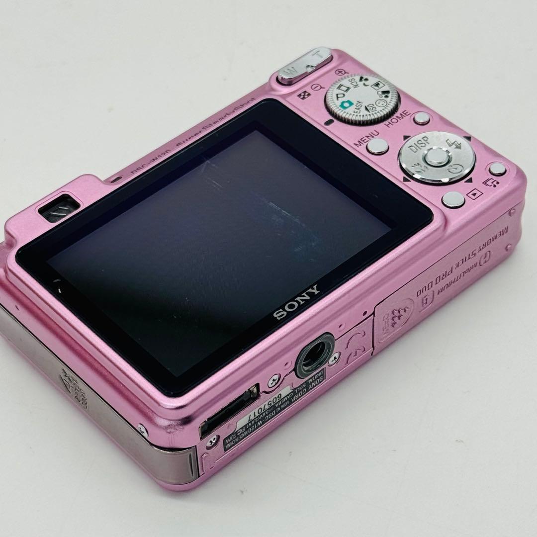 【動作確認済】SONY Cyber-shot DSC-W120 ピンク コンデジ