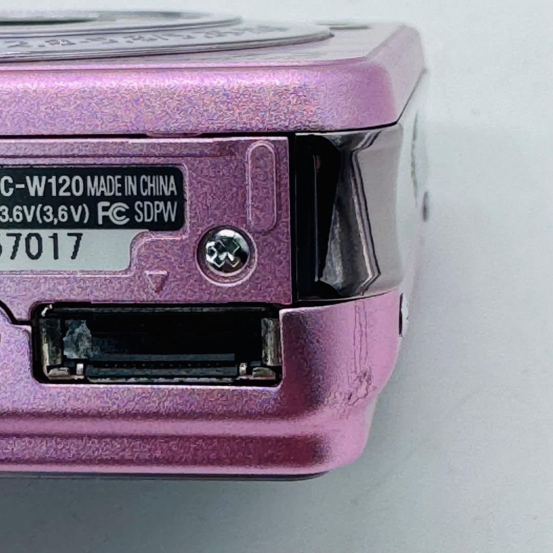 【動作確認済】SONY Cyber-shot DSC-W120 ピンク コンデジ