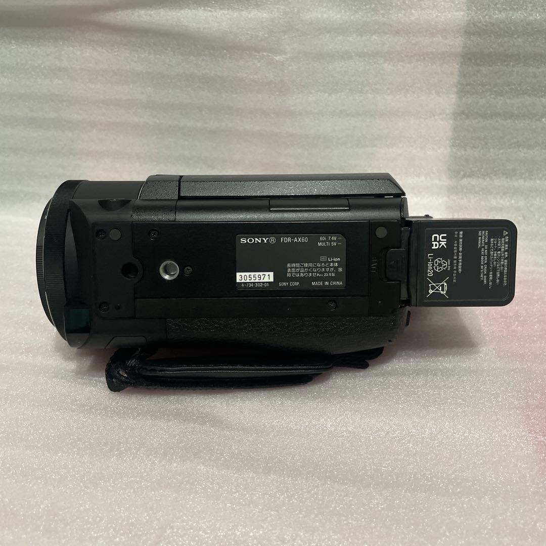 も*ら様 【美品】SONY 4K FDR-AX60 ビデオカメラ本体 ハンディカ