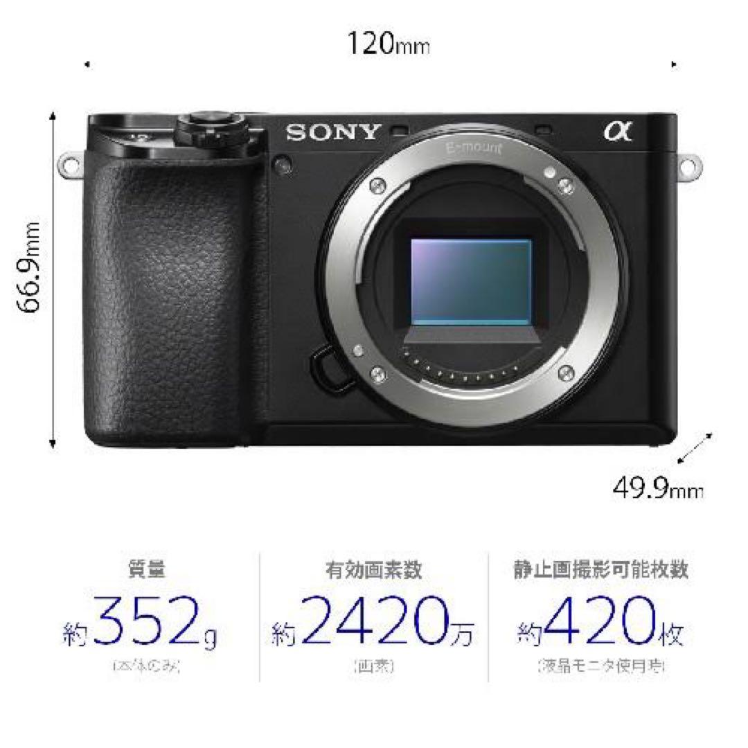 SONY α6100 ミラーレスカメラ