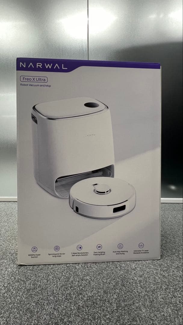 ホワイト ロボット掃除機本体