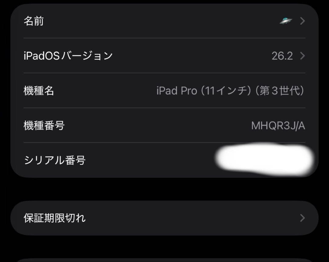 iPad Pro 11インチ 第3世代 M1 128GB
