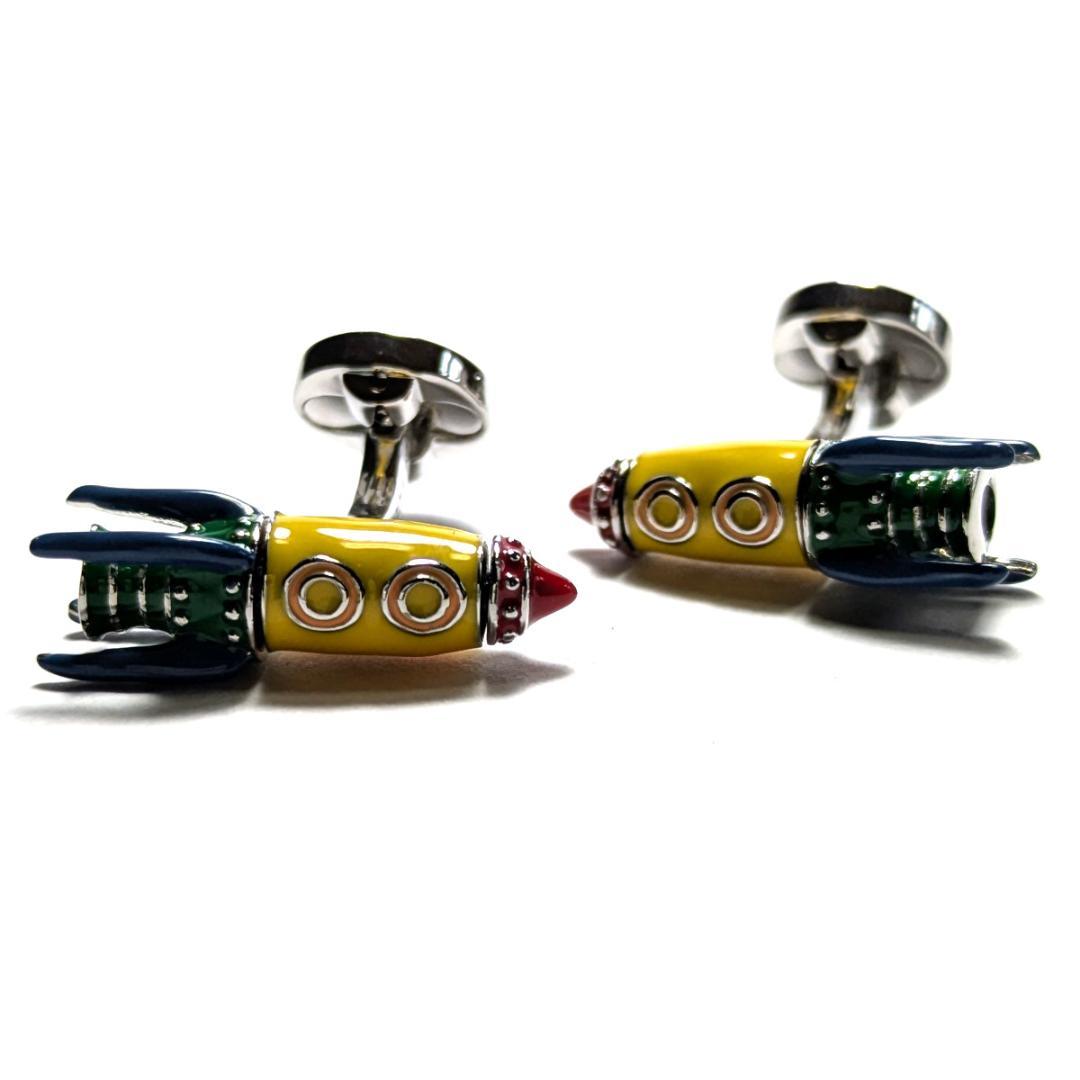 tac138 タテオシアン カフリンクス エルトンジョン ロケットマン イエロー