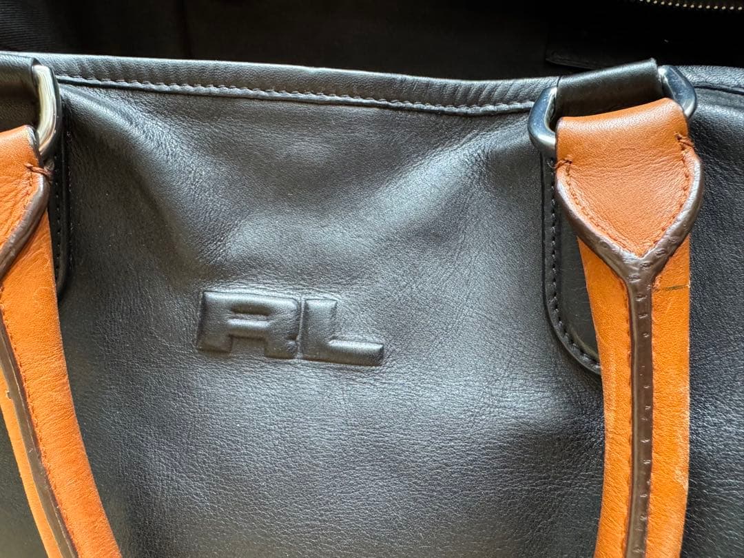 ラルフローレン ブラックレーベル フルレザー トラベルバッグ