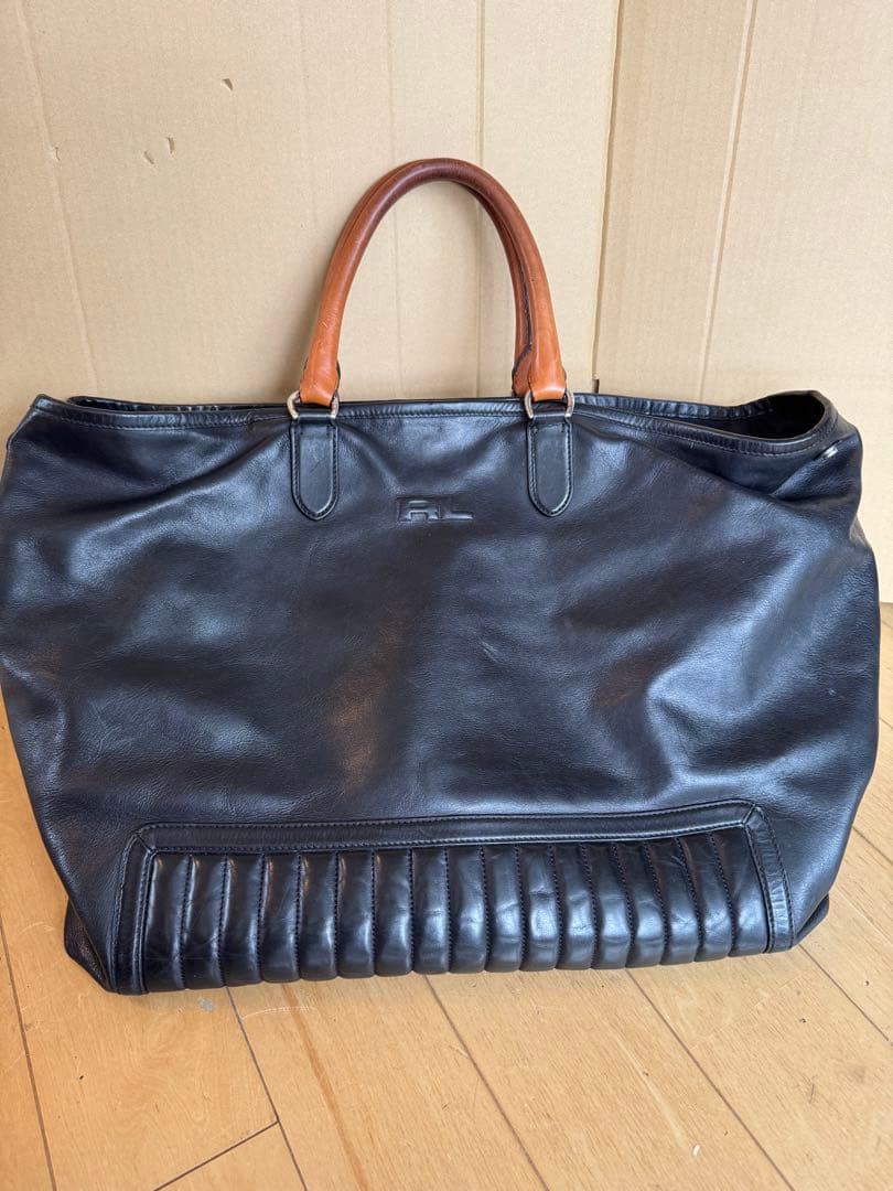 ラルフローレン ブラックレーベル フルレザー トラベルバッグ